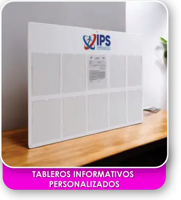 tableros informativos personalizados